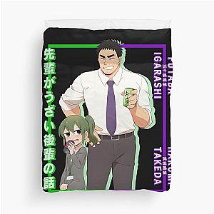 My Senpai Is Annoying - Futaba Igarashi & Harumi Takeda Duvet Cover