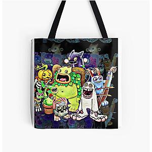 My Singing Monsters characters N6 Graphic All Over Print Tote Bag