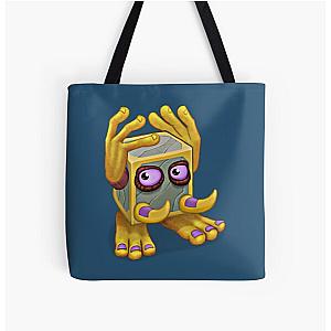 My Singing Monsters character Rare Noggin All Over Print Tote Bag