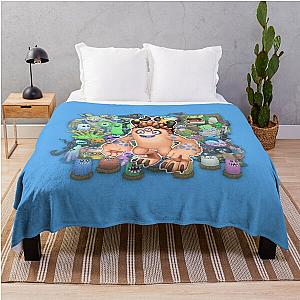 My Singing Monsters characters Stoowarb Throw Blanket