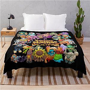 My Singing Monsters Fire Throw Blanket