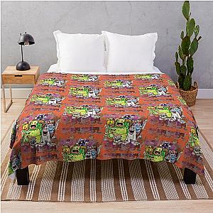 My Singing Monsters characters N3 Graphic  Throw Blanket