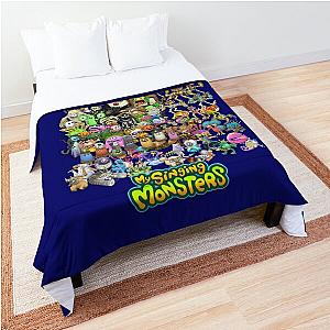 Singing Monsters Group Photo Comforter