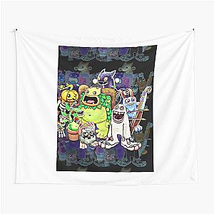 My Singing Monsters characters N6 Graphic Tapestry