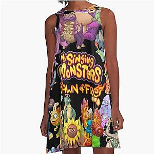 My Singing Monsters Fire A-Line Dress