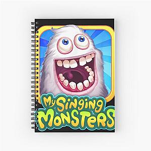 My Singing Monsters Mammott funny icon Spiral Notebook