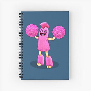 My Singing Monsters character Pompom Spiral Notebook