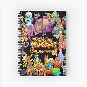 My Singing Monsters Fire Spiral Notebook