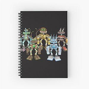 wubbox monsters  Spiral Notebook