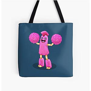 My Singing Monsters character Pompom All Over Print Tote Bag