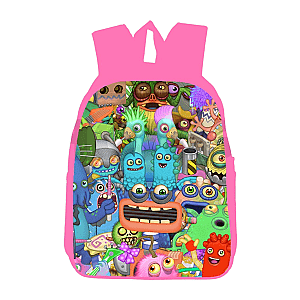 My Singing Monsters Characters Pink Girl School Backpack