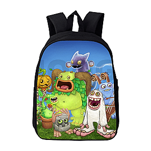 My Singing Monsters Characters Zipper Outdoor Sport Travel Backpack