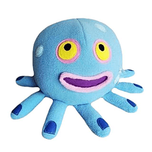 16cm Blue Toe Jammer My Singing Monsters Plush