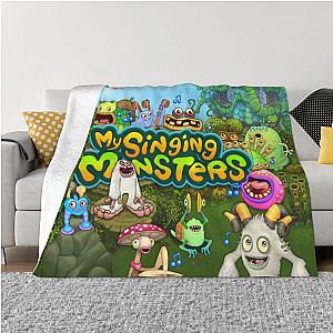 My Singing Monsters Characters In Forest Cartoon Game Blanket