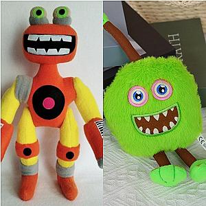 30cm Green Red Furcorn Rare Wubbox My Singing Monsters Plush