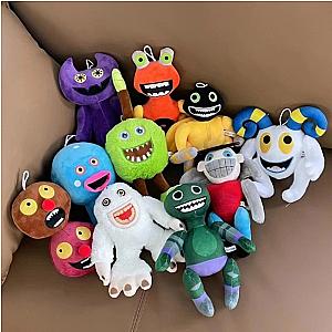 25-30cm 10 style My Singing Monsters Keychain Plush Toys