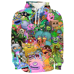 My Singing Monsters Characters 3D Printed Hoodie