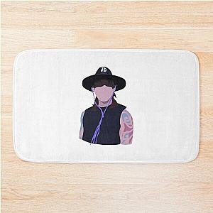 Dominik in a hat - Dominik Mysterio Bath Mat