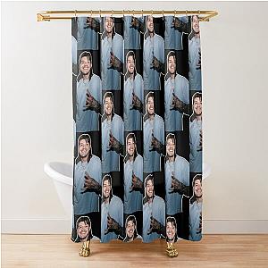 Dominik Mysterio graphic Shower Curtain