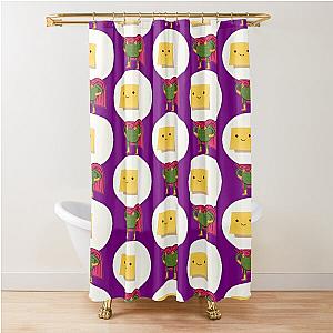 Sticky Note Mysterio Shower Curtain