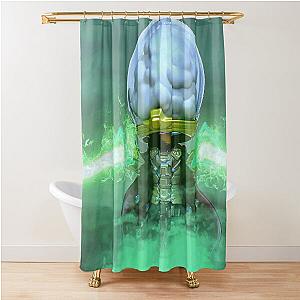 Mysterio - Green Shower Curtain