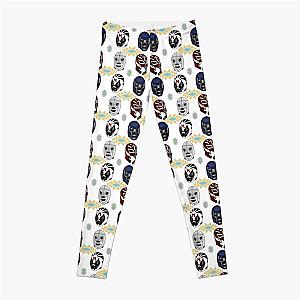 Masks of Legends - El Santo Mil Mascaras Blue Demon Rey Mysterio Leggings