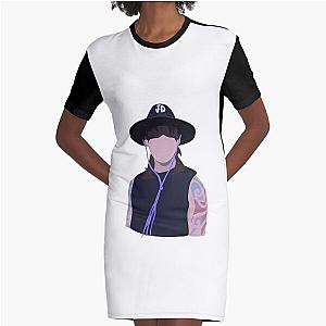 Dominik in a hat - Dominik Mysterio Graphic T-Shirt Dress