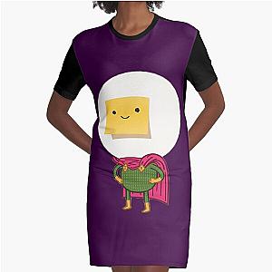 Sticky Note Mysterio Graphic T-Shirt Dress