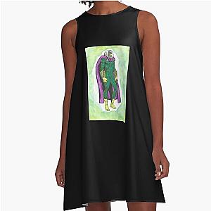 Mysterio Watercolor   A-Line Dress