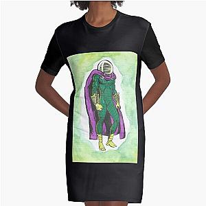 Mysterio Watercolor Classic . Graphic T-Shirt Dress