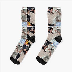 Dominik Mysterio graphic Socks