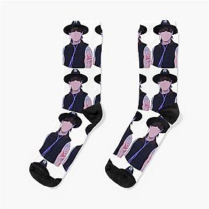 Dominik in a hat - Dominik Mysterio Socks