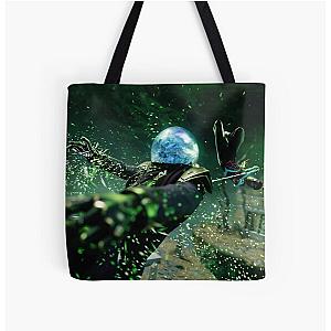 Miles Morales v Mysterio All Over Print Tote Bag