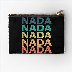 Nada Name T Shirt - Nada Vintage Retro Nada Name Gift Item Tee Zipper Pouch