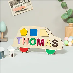 Wooden Personalized Name Puzzle Toys Wooden Puzzle