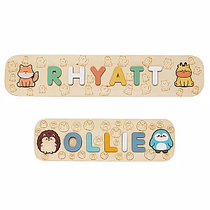 Montessori Busy Board,Personalized Puzzle,Sensory Activity, Wooden Toys