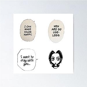 Nana manga stickers Poster