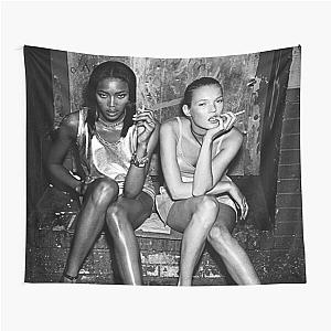 Naomi Campbell and  Kate Moss 1994 Tapestry