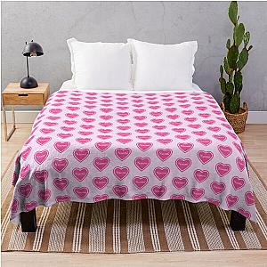 Naomi Pink Throw Blanket