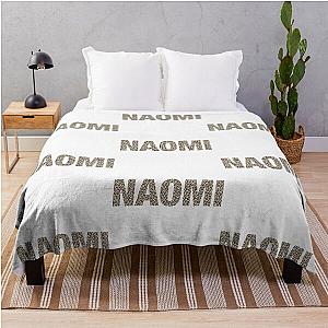 Naomi Personalized Leopard Pattern Boutique Throw Blanket