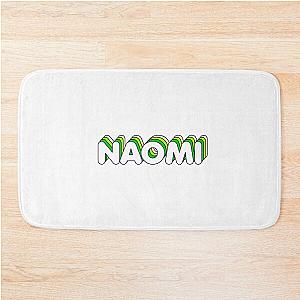 Green Bath Mat Label for Naomi