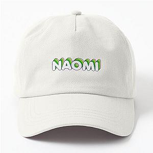 Green Layers Naomi Name Label Black Dad Hat