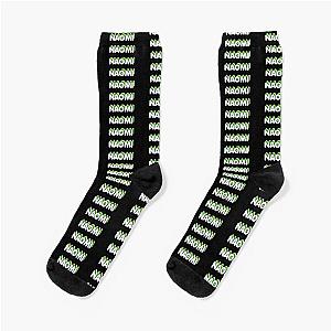 Green Layers Naomi Name Label Socks