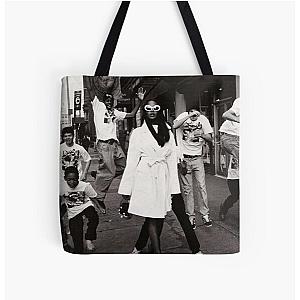 Naomi Campbell Paparazzi Large All Over Print Tote Bag