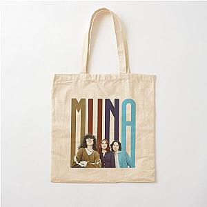 MUNA Band Members - Katie, Naomi and Josette Cotton Tote Bag