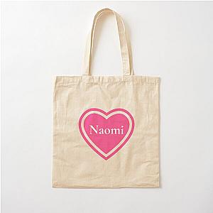 Naomi Pink Cotton Tote Bag