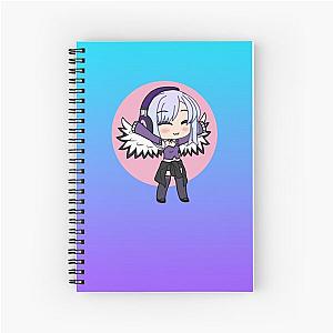 Gacha Series Girl Naomi - Cute Gacha Girl with Wings Spiral Notebook