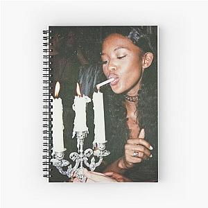 Naomi Campbell Light Spiral Notebook