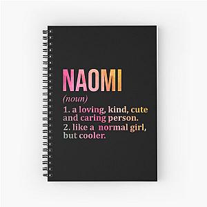 Naomi Name Definition Watercolor Notebook