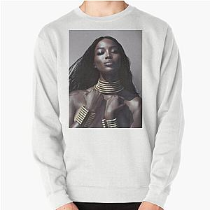 Naomi Campbell Platinum Pullover Sweatshirt